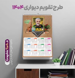 تقویم دیواری 1404 سردار سلیمانی | نمونه تقویم دیواری سال 1404 با طرح شهید حاج قاسم سلیمانی لایه باز و قابل ویرایش دانلود طرح تقویم دیواری لایه باز سال 1404 و با قاب عکس شهید سردار حاج قاسم سلیمانی طرح تقویم دیواری 1404 سردار حاج قاسم سلیمانی این طرح تقویم دارای تصویر شهید سردار حاج قاسم سلیمانی و جدول تقویم لایه باز سال 1404 است. فایل تقویم سال هزار و چهارصد و چهار مناسب برای استفاده در تقویم دیواری و تک برگ می باشد.  در طرح تقویم افقی سردار سلیمانی سال ۱۴۰۴ جدول هر فصل دارای رنگ مناسب و قابل ویرایش به صورت دلخواه است فایل تقویم سال 1404 حاج قاسم فایل طرح لایه باز تقویم دیواری 1404 با عکس امام خامنه ای با فرمت psd و قابل ویرایش در فتوشاپ و با رزولوشن 300 و قابل تغییر سایز است. جدول تقویم دیواری برای هر ماه بصورت مجزا جهت استفاده شما مشترک گرامی و مدیریت زمان، طراحی شده است، مناسب برای استفاده در تقویم دیواری و تقویم رومیزی و ... می باشد. دانلود تقویم دیواری سال 1404 با عکس شهید سردار سلیمانی شما می توانید با خرید اشتراک نمونه تقویم 1404 دیواری لایه باز را بصورت رایگان و با کیفیت چاپی دانلود کنید. گرافیک طرح مرجع تخصصی طرح های لایه باز با کیفیت و ایرانی جهت اطلاع از جدیدترین طرح های سایت و دانلود رایگان ، در کانال تلگرام گرافیک طرح عضو شوید. دانلود طرح تقویم دیواری سال 1404 با قاب عکس سردار حاج قاسم سلیمانی طرحهای تقویم سایت گرافیک طرح چند بار ویرایش و بررسی شده اند. جهت بررسی صحت تقویم و اطمینان خاطر بیشتر با مراجعه به سایت : مرکز تقویم موسسه ژئوفیزیک دانشگاه تهران به آدرس « www.calendar.ut.ac.ir » مراجعه و فایل pdf تقویم 1404 را دریافت و بررسی نمایید. لطفا قبل از چاپ در تعداد بالا ، تقویم را کامل بررسی و سپس اقدام به چاپ کنید. در صورت بروز اشتباه در تقویم ، هیچ مسئولیتی متوجه گرافیک طرح نمی باشد. طرح تقویم دیواری لایه باز سال 1404 با عکس مقام معظم رهبری حضرت امام خامنه ای,سال 1404,تقویم 1404 رهبری و امام خمینی و سردار قالب تقویم سال ۱۴۰۴, فایل تقویم سال 1404 قابل ویرایش , دانلود رایگان تقویم  , دانلود جدول تقویم 1404 , فایل آماده  تقویم رومیزی ۱۴۰۴ لایه باز و psd