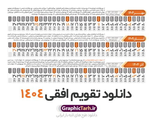 طرح تقویم افقی 1404 خام و قابل ویرایش | فایل طرح تقویم افقی سال 1404 بصورت لایه باز و قابل ویرایش از موسسه ژئوفیزیک دانشگاه تهران دانلود فایل طرح تقویم افقی لایه باز سال 1404 قابل ویرایش و آماده قالب جدول خام تقویم خطی سال ۱۴۰۴ خام با فرمت PSD با قابلیت ویرایش در فتوشاپ همراه با تمامی تعطیلات رسمی و مناسب ها تقویم لایه باز 1404 خطی جدول تقویم 1404 بصورت خطی برای هر ماه بصورت مجزا جهت استفاده شما مشترک گرامی و مدیریت زمان، طراحی شده است، فایل تقویم سال هزار و چهارصد و چهار هجری شمسی  مناسب برای استفاده در تقویم دیواری و تقویم رومیزی می باشد.  طرح تقویم سال ۱۴۰۴ که هر فصل دارای رنگ مناسب است.  طرح جدول تقویم افقی سال 1404 لایه باز و با قابلیت ویرایش طرح تقویم خام 1404 لایه باز با فرمت psd و قابل ویرایش در فتوشاپ ، با رزولوشن 300 و قابل تغییر سایز است. تقویم سال 1404 بصورت 12 فایل که برای هر ماه است. فایل تقویم خام سال 1404 هجری شمسی مناسب برای استفاده در تقویم دیواری و تقویم رومیزی سال 1404 و ... می باشد. نمونه فایل خام تقویم افقی سال 1404 شما می توانید با خرید اشتراک نمونه طرح تقویم 1404 را بصورت رایگان و با کیفیت چاپی دانلود کنید. گرافیک طرح مرجع تخصصی طرح های لایه باز با کیفیت و ایرانی جهت اطلاع از جدیدترین طرح های سایت و دانلود رایگان ، در کانال تلگرام گرافیک طرح عضو شوید. دانلود تقویم لایه باز سال 1404 تقویم لایه باز سال 1404 ، چندین بار ویرایش شده است و جهت اطمینان خاطر بیشتر می توانید به سایت : مرکز تقویم موسسه ژئوفیزیک دانشگاه تهران به آدرس « www.calendar.ut.ac.ir » مراجعه و فایل pdf تقویم 1404 را دریافت و بررسی نمایید. لطفا قبل از چاپ در تعداد بالا ، تقویم را کامل بررسی و سپس اقدام به چاپ کنید. در صورت بروز اشتباه در تقویم ، هیچ مسئولیتی متوجه گرافیک طرح نمی باشد. دانلود رایگان تقویم 1404 , جدول تقویم 404 , دانلود تقویم ۱۴۰۴, تقویم افقی 1404 , psd تقویم 1404 , تقویم 404 psd , تقویم  1404 , تقویم سال 1404 psd , دانلود تقویم سال ۱۴۰۴ , دانلود تقویم 404 , تقویم رومیزی ۱۴۰۴ , تقویم  دیواری ۱۴۰۴ , قالب تقویم psd ۱۴۰۴ و لایه باز , تقویم | دانلود تقویم لایه باز سال 1404 هجری شمسی فایل خام تقویم سال 1404 قالب تقویم سال ۱۴۰۴ , تقویم دیواری , دانلود رایگان تقویم  , دانلود جدول تقویم 1404 , فایل آماده  تقویم رومیزی ۱۴۰۴ لایه باز و psd دانلود تقویم سال 04 با فرمت psd قابل ویرایش در فتوشاپ , تقویم خطی 1404 , جدول تقویم سال 1404 فتوشاپ